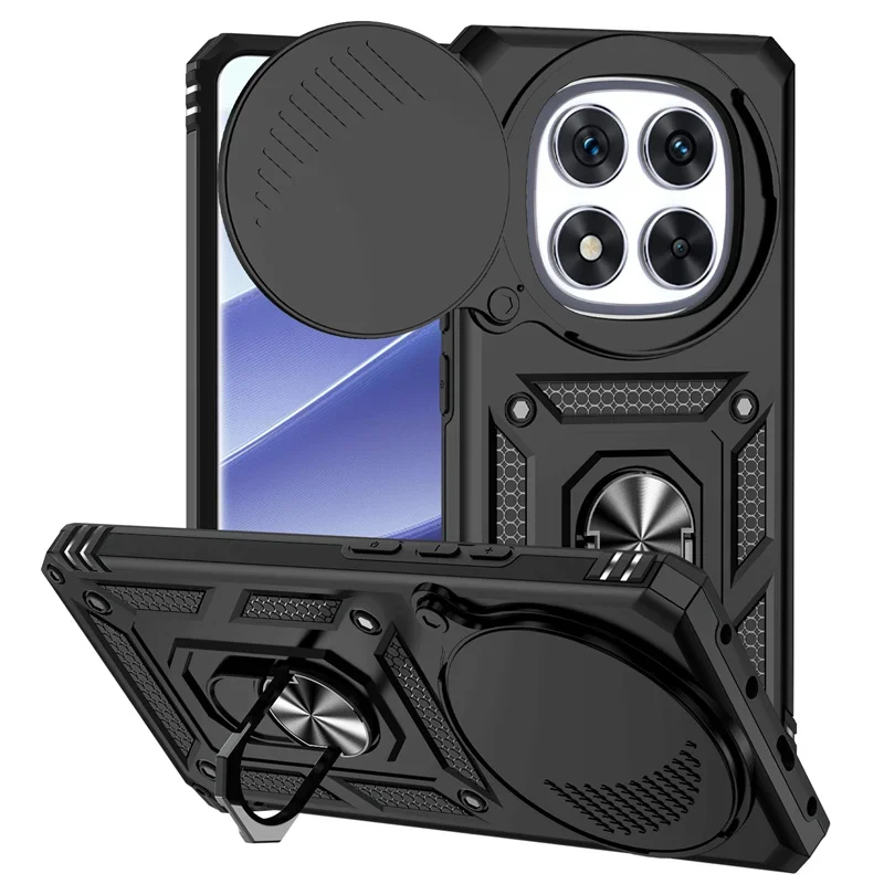Ring Stand Case - Shockproof Armor Phone Case For POCO