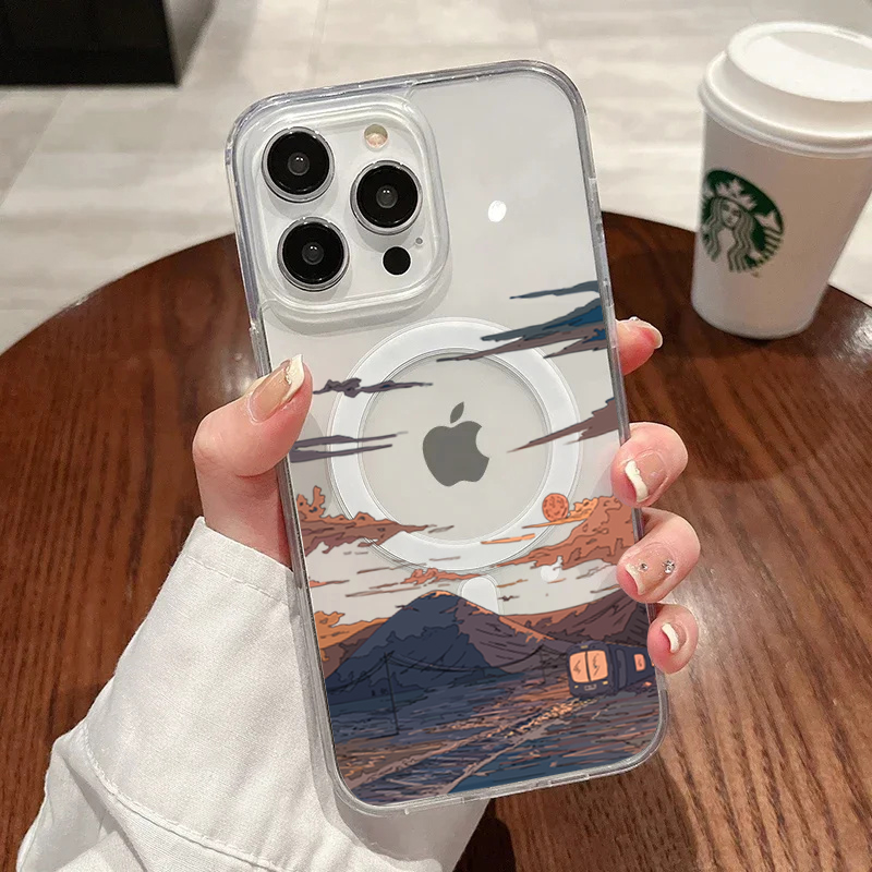Phone Cases Unique - Sunset Pattern Fashion Phone Case For