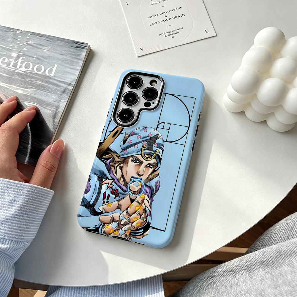 Phone Cases Anime - Hot cool Anime J-JOJO Steel Ball