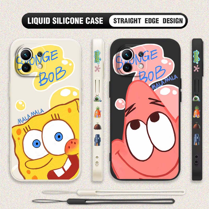 Phone Cases Silicone - S-Starfish S-SpongeBob Cover For Xiaomi Mi