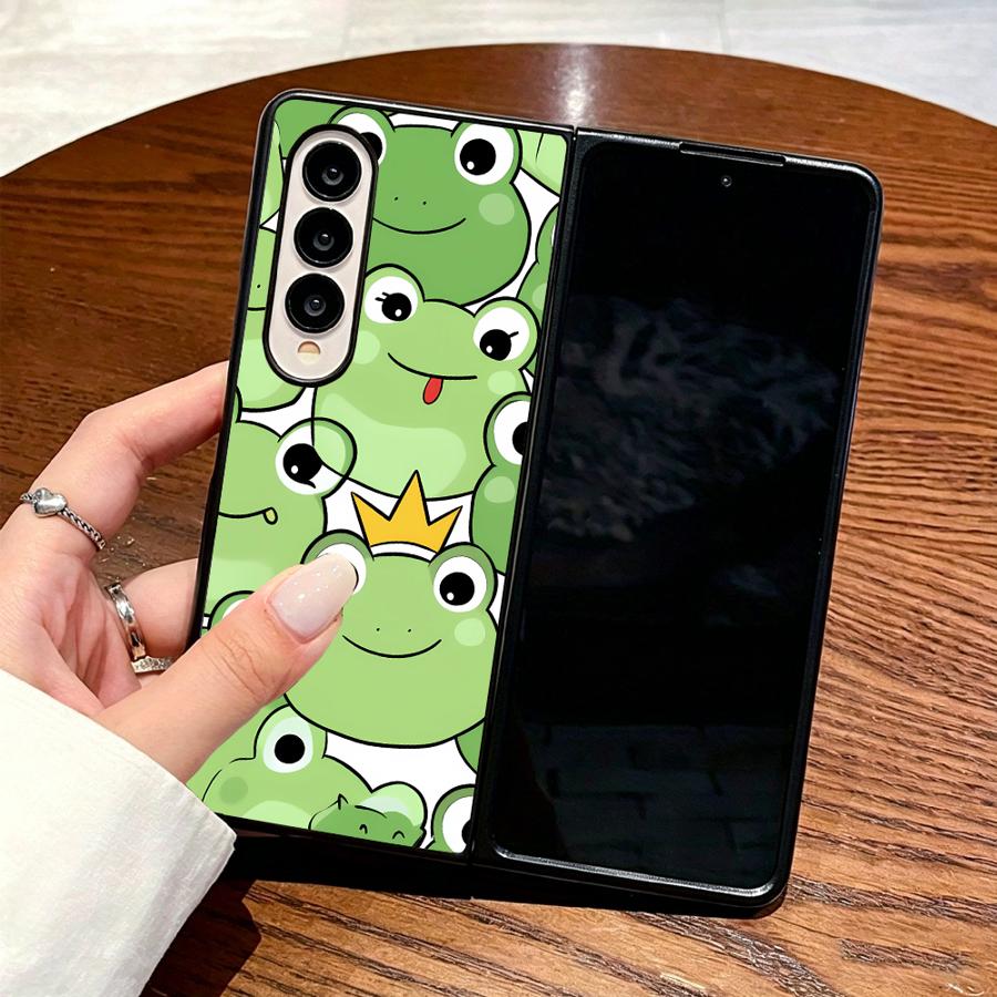 Full Cover Frog Design Phone C - Phone Cases Z Flip 5 recension och pris