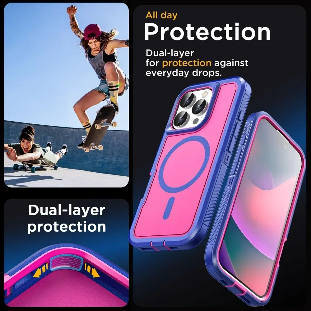 Luxury Magnetic Armor Case For - Rugged Armor Case recension och pris