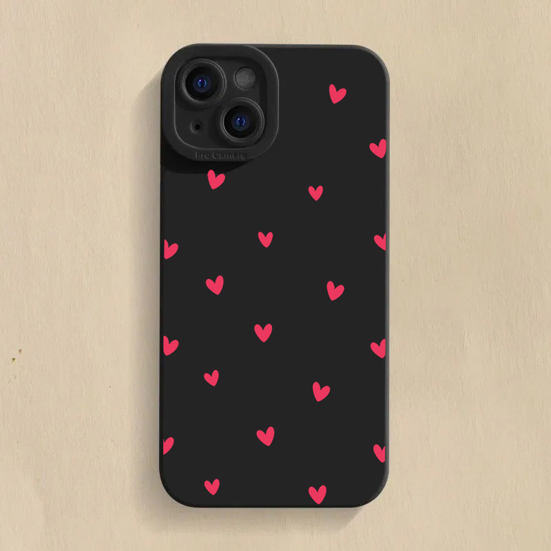 Black Love Heart Protector Pho - Phone Cases Silicone recension och pris