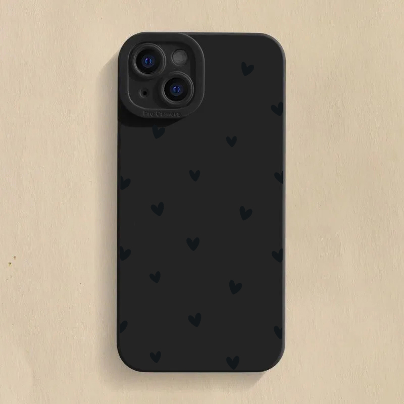Black Love Heart Protector Pho - Phone Cases Silicone recension och pris