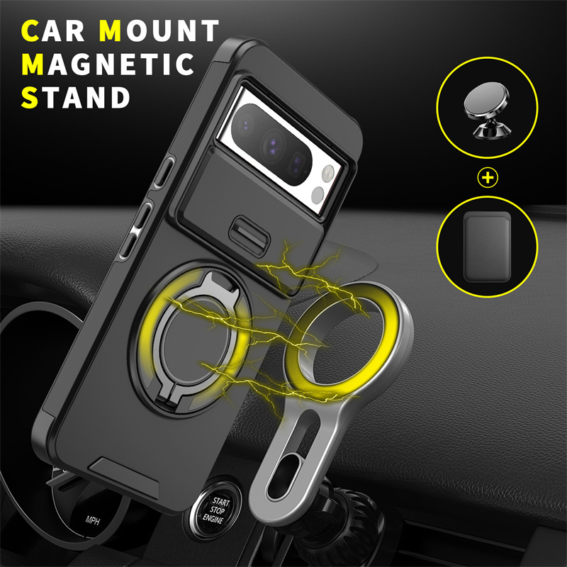 Shockproof Armor Case For Goog - Ring Stand Case recension och pris