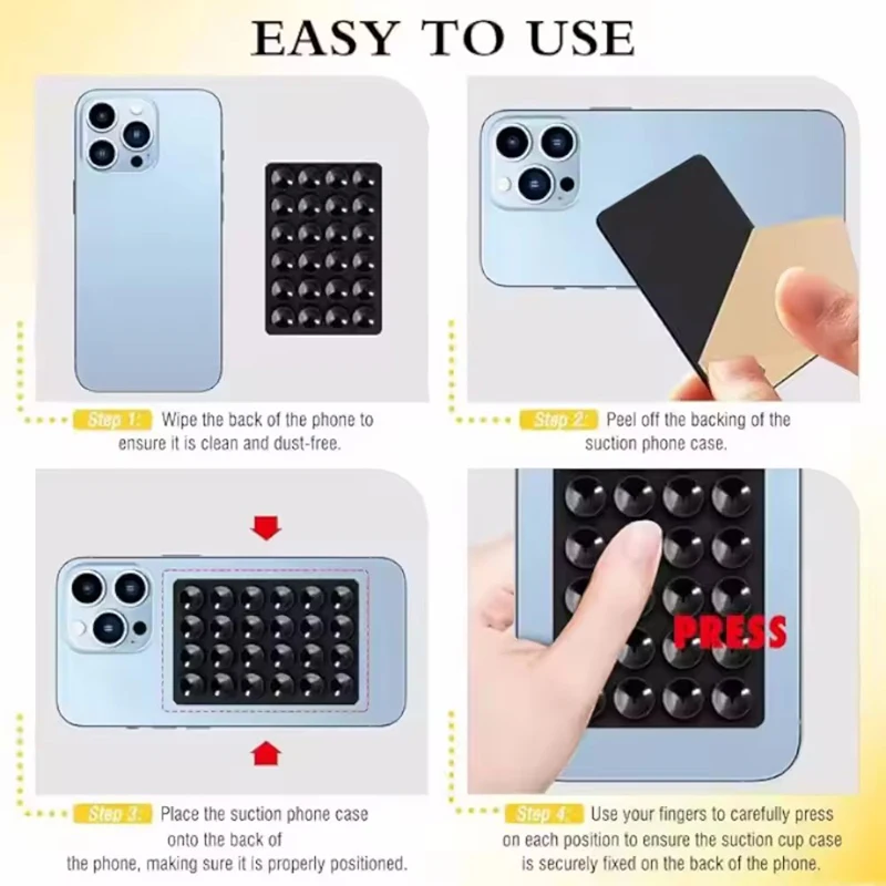 Silicone Wall Suction Cup Brac - Phone Cases Silicone recension och pris