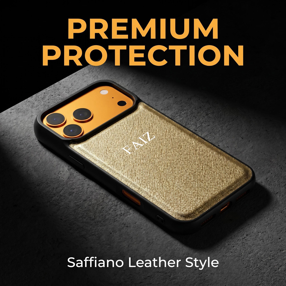 INS Minimalist Saffiano Leathe - Monogram Custom Case recension och pris