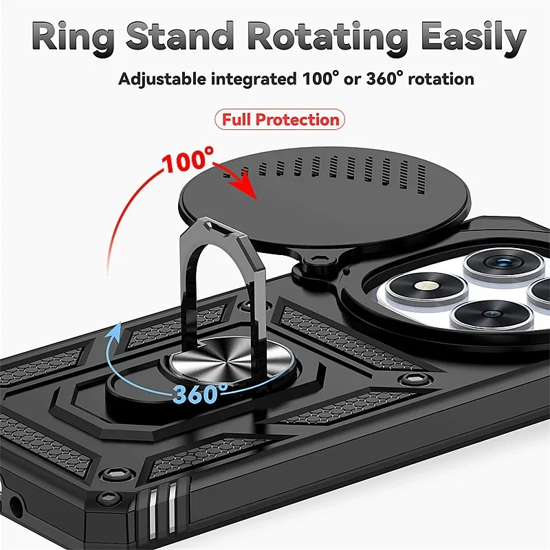 Shockproof Armor Phone Case Fo - Ring Stand Case recension och pris