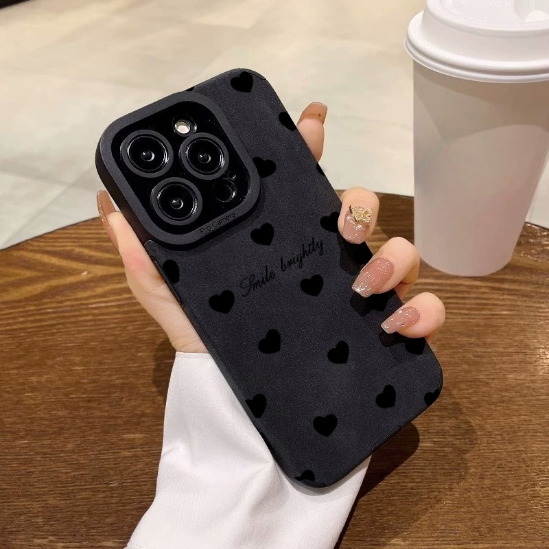 New Luxury Black Love Heart So - Phone Cases Expensive recension och pris