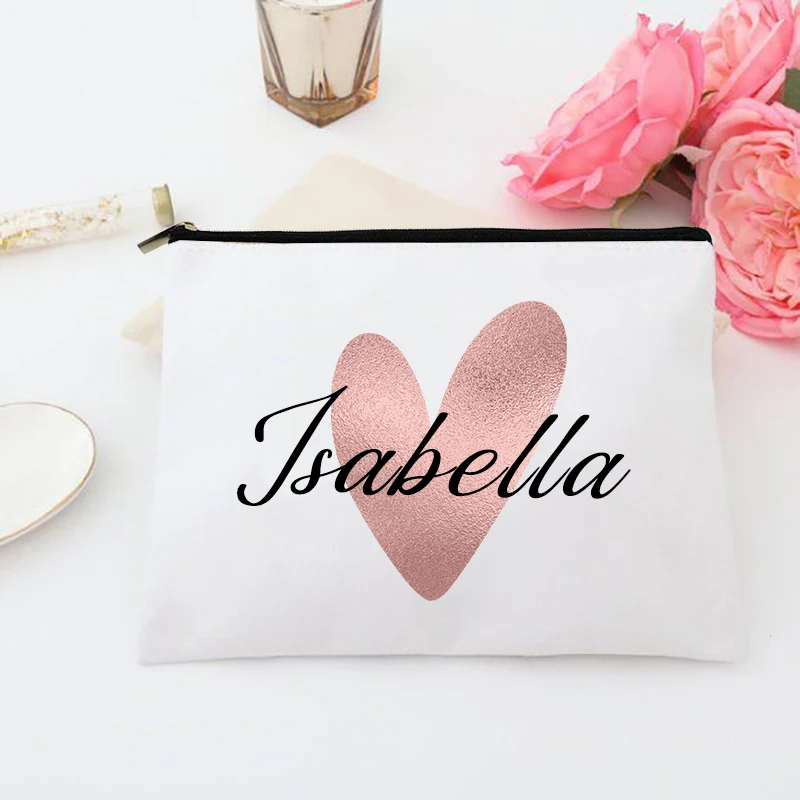 Personalized Makeup Bag Brides - Monogram Custom Case recension och pris