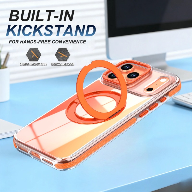 Luxury Laser Gradient Magnetic - Ring Stand Case recension och pris