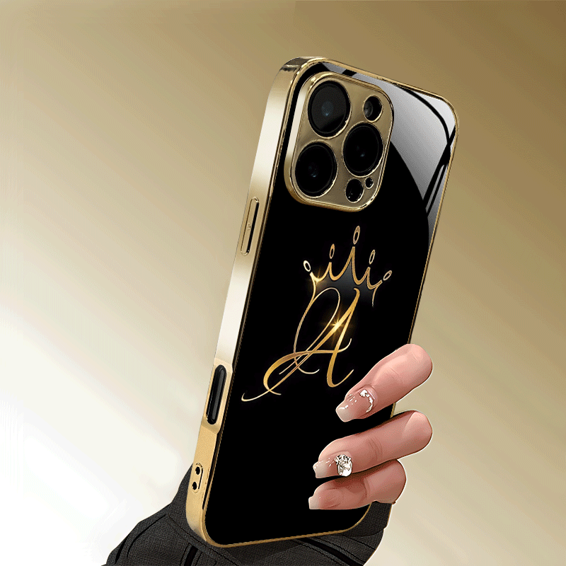 Noble Golden Crown Monogram Ha - Monogram Custom Case recension och pris