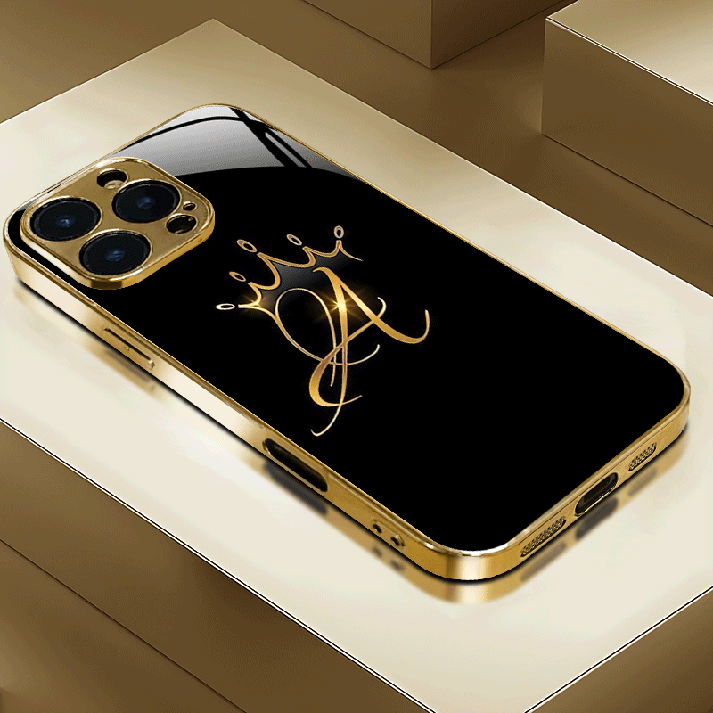 Noble Golden Crown Monogram Ha - Monogram Custom Case recension och pris