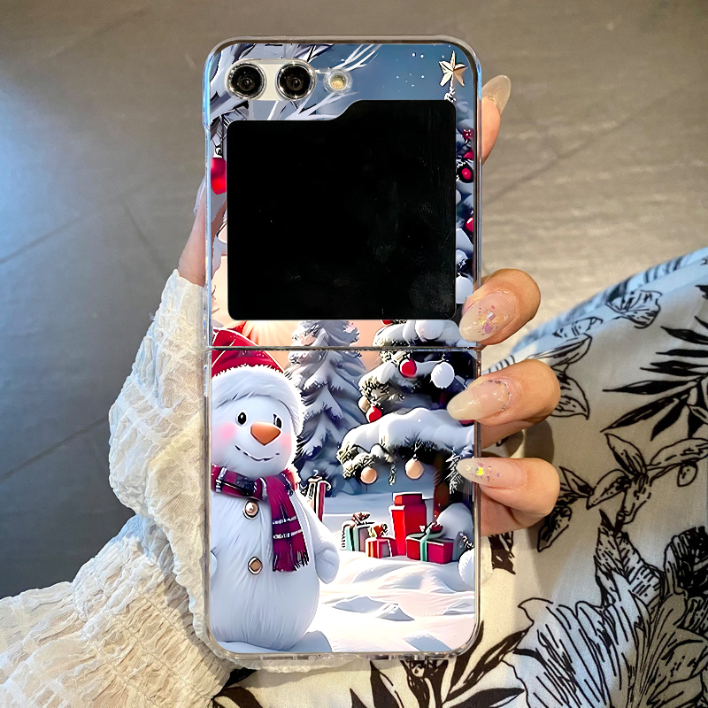 Christmas Snowman Elk Phone Ca - Phone Cases Z Flip 5 recension och pris
