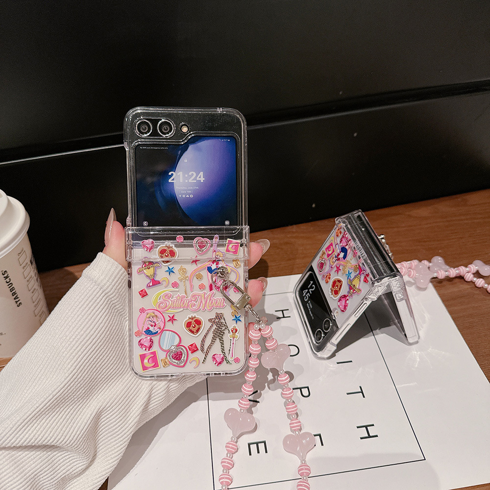 Cute Cartoon Japan Anime Sailo - Phone Cases Z Flip 5 recension och pris