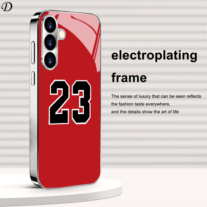 Red No. 23 jersey pattern elec - Phone Cases Jersey recension och pris