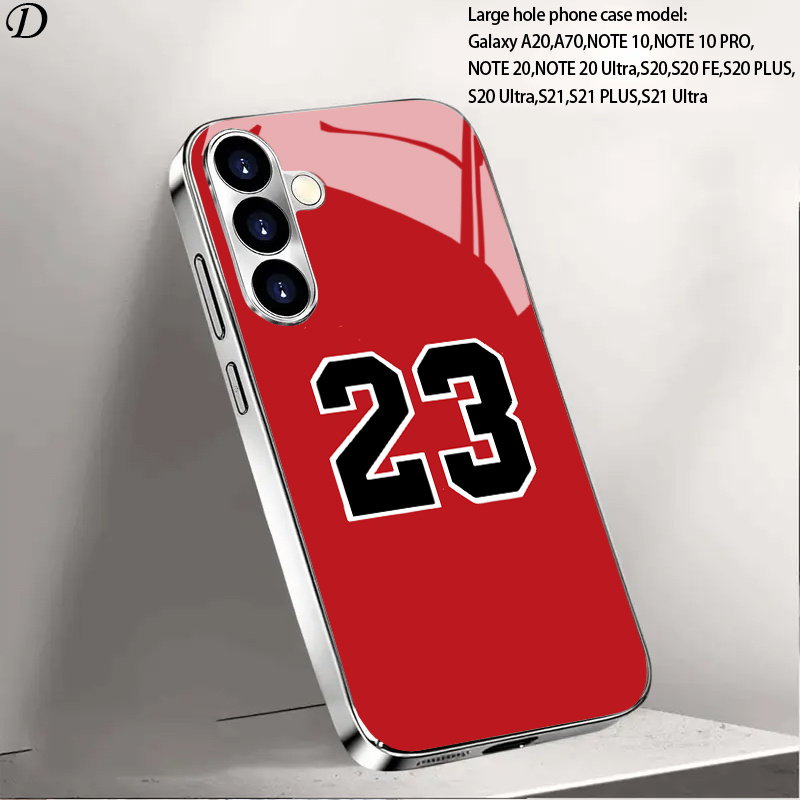 Red No. 23 jersey pattern elec - Phone Cases Jersey recension och pris