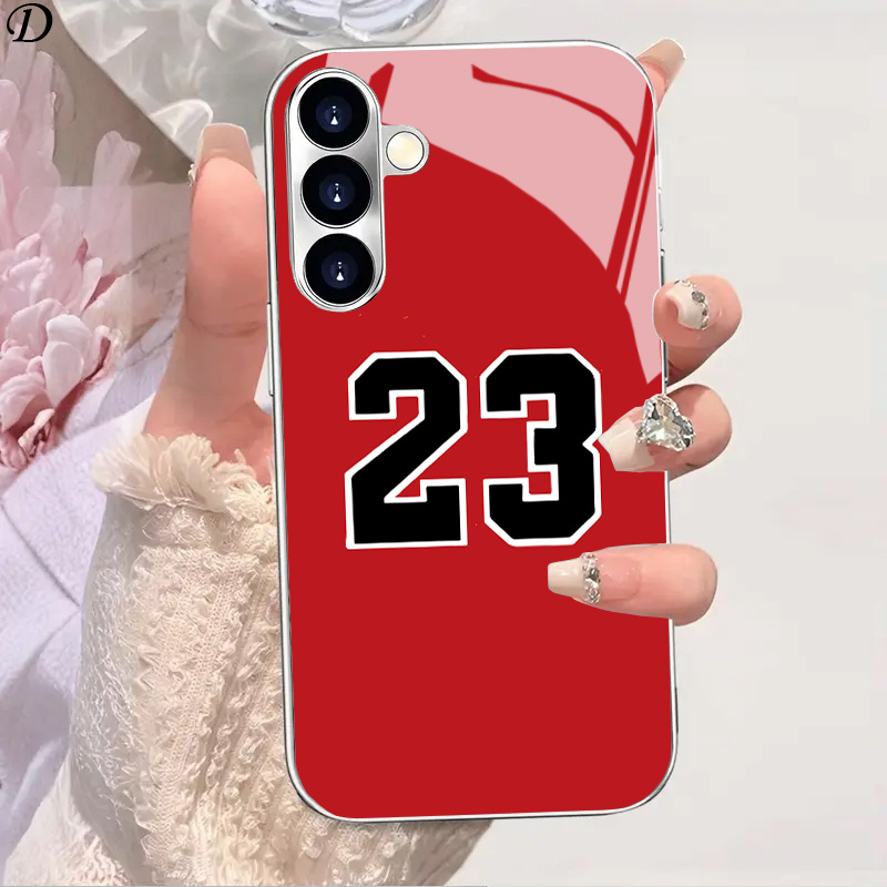 Red No. 23 jersey pattern elec - Phone Cases Jersey recension och pris