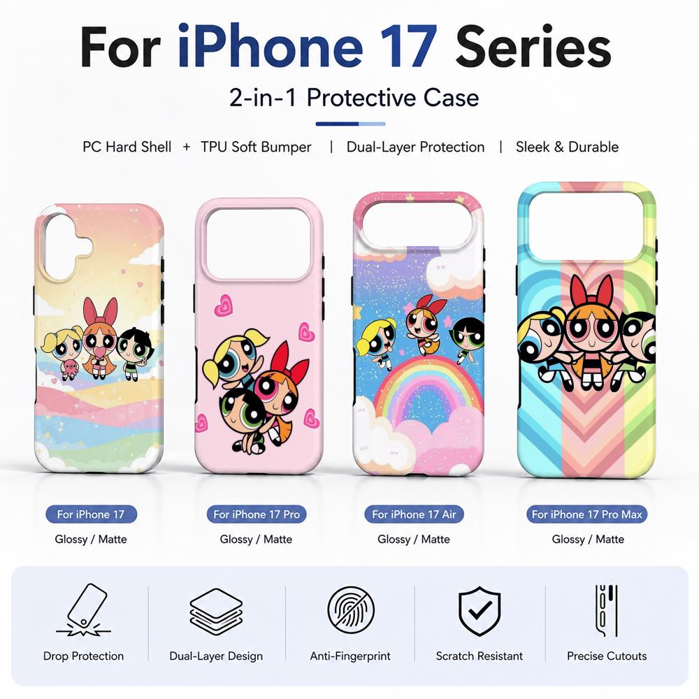 Anime P-Powerpuff Girls Phone  - Phone Cases Anime recension och pris