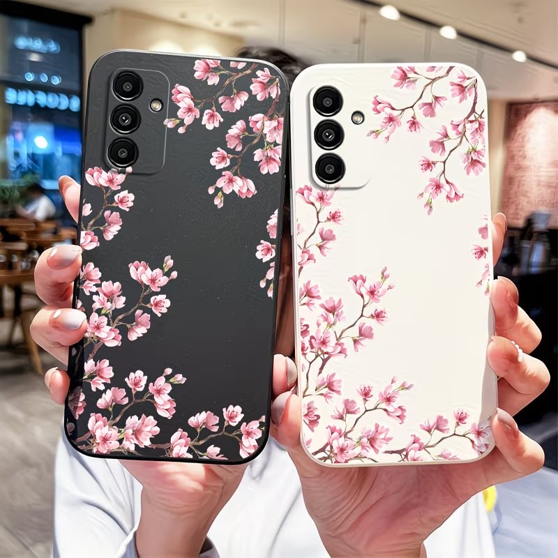 Pink Cherry Blossom Branch Pri - Phone Cases Pink recension och pris