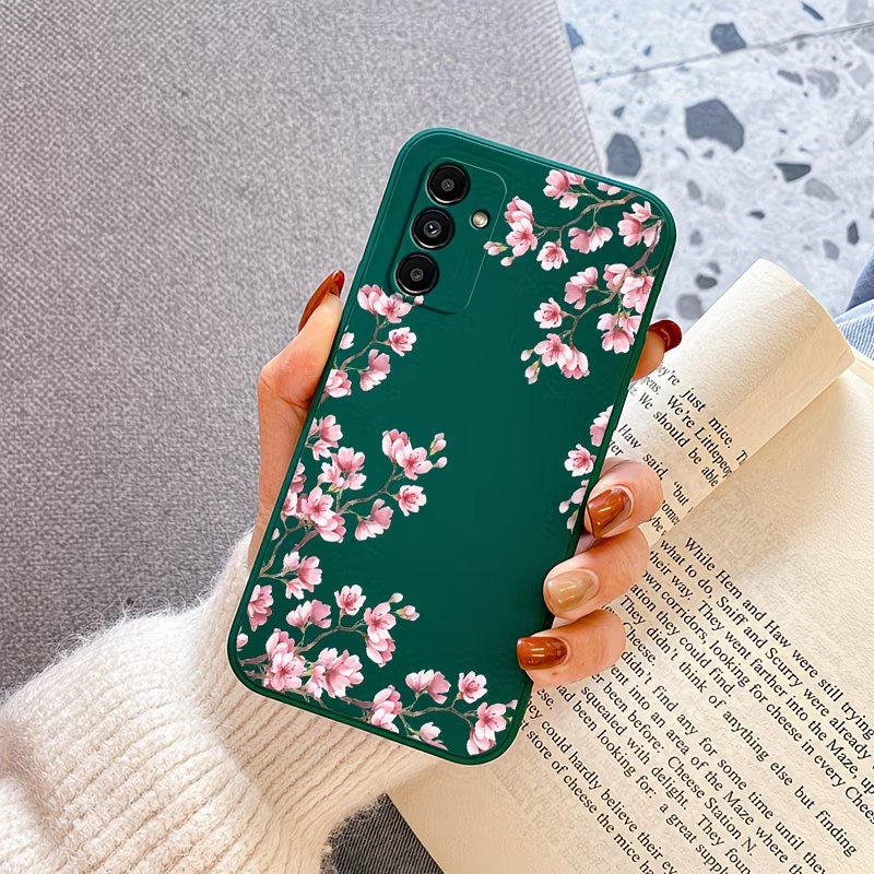 Pink Cherry Blossom Branch Pri - Phone Cases Pink recension och pris