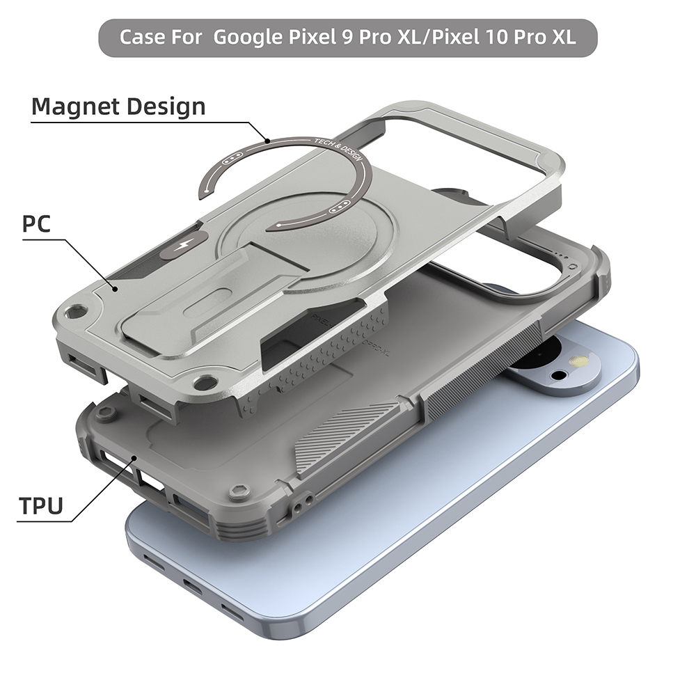Luxury Armor Magnetic Case for - Ring Stand Case recension och pris