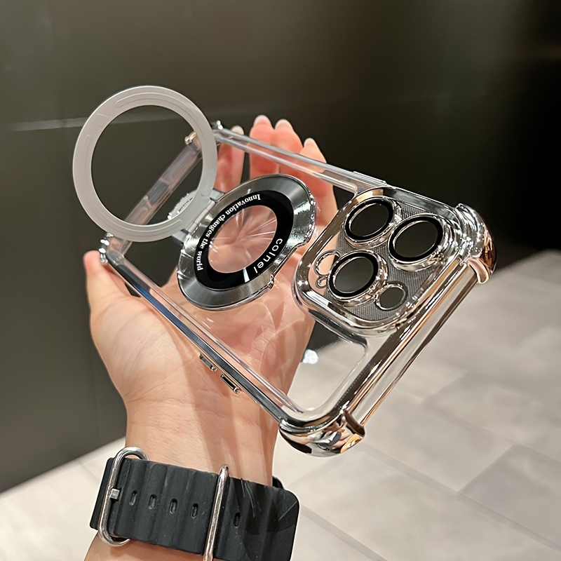Luxury Plating Phone Case for  - Ring Stand Case recension och pris