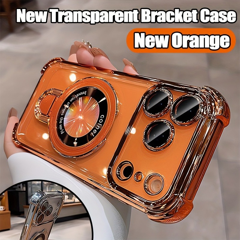 Luxury Plating Phone Case for  - Ring Stand Case recension och pris
