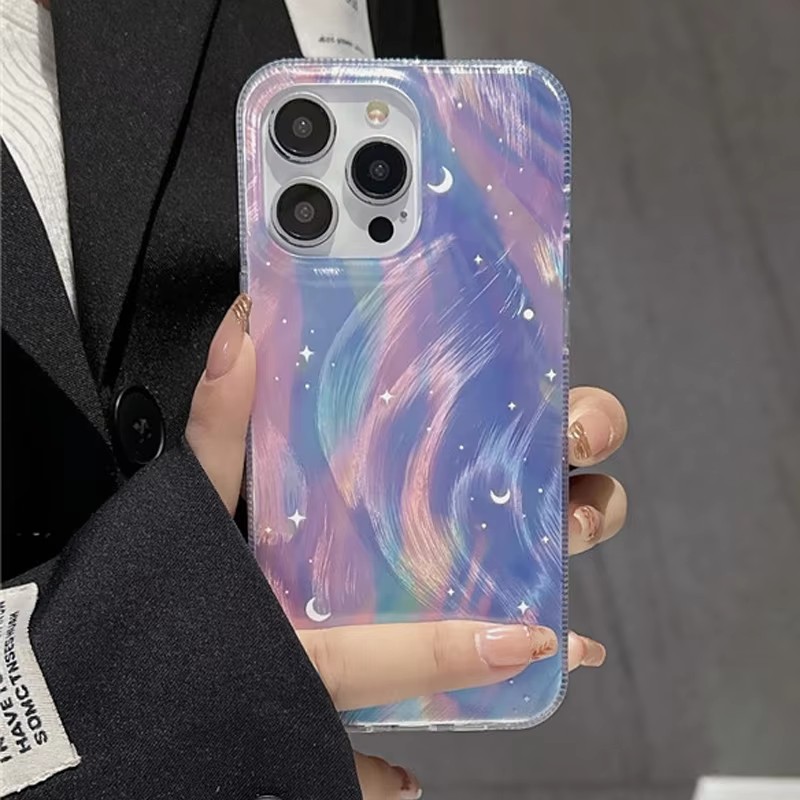Fashion Glitter Starry Gradien - Phone Cases Silicone recension och pris