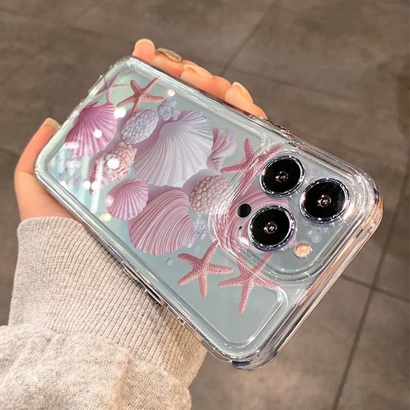 Trendy Pink Seashell Phone Cas - Phone Cases Pink recension och pris