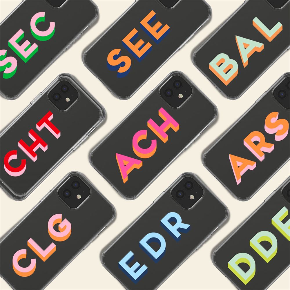 Monogram Initial Letters Soft  - Monogram Custom Case recension och pris