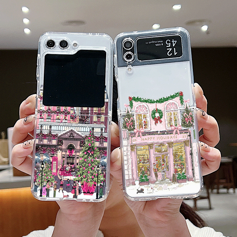 Rural Building Snow Scenery Ch - Phone Cases Z Flip 5 recension och pris