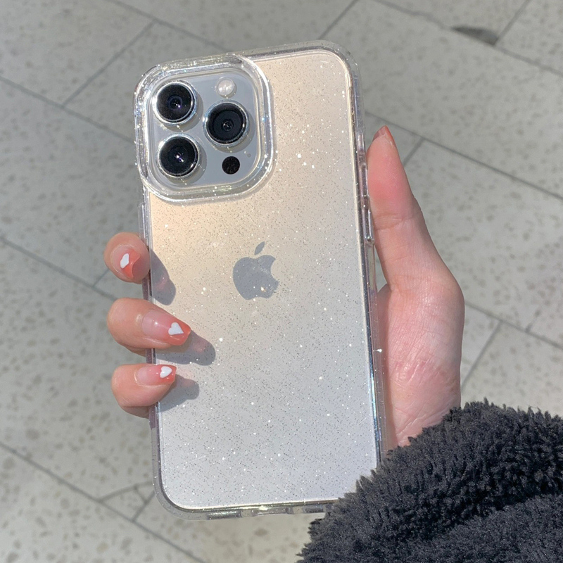 Transparent Simple Glitter Pho - Phone Cases Expensive recension och pris