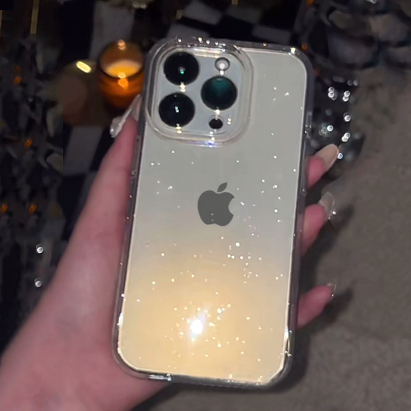 Transparent Simple Glitter Pho - Phone Cases Expensive recension och pris