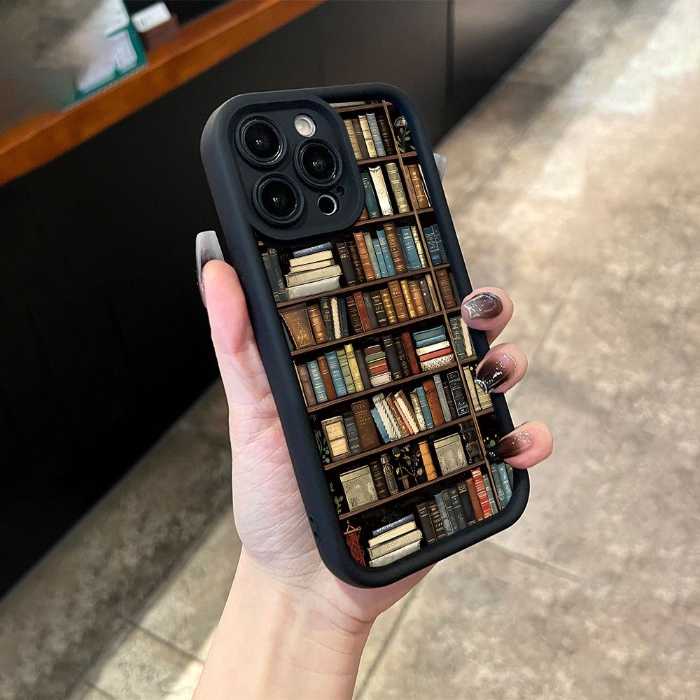 Book Shelf Creative Pattern Ph - Phone Cases Unique recension och pris