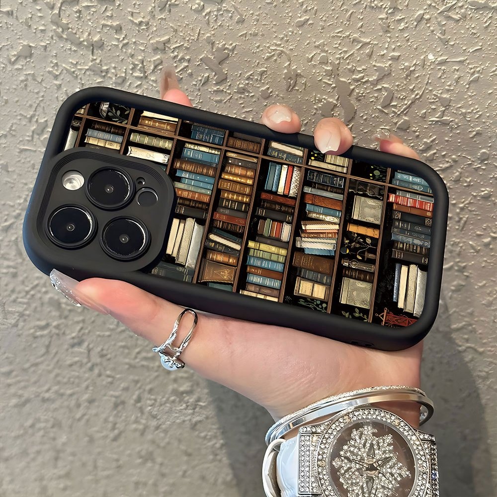 Book Shelf Creative Pattern Ph - Phone Cases Unique recension och pris