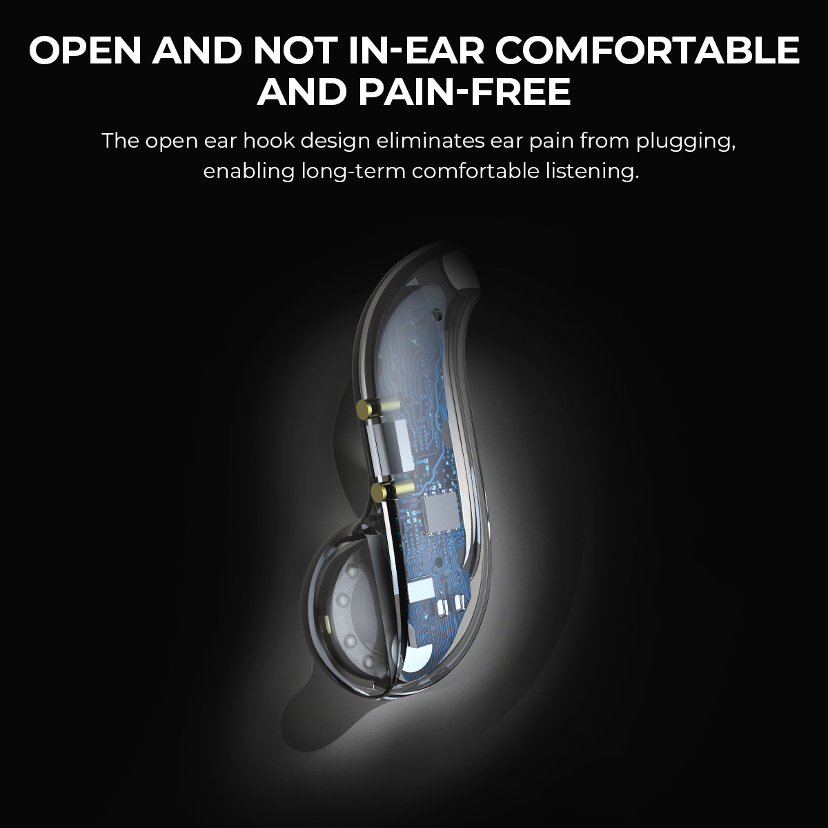 Open-ear Bluetooth Headphones  - Phone Cases Clear recension och pris