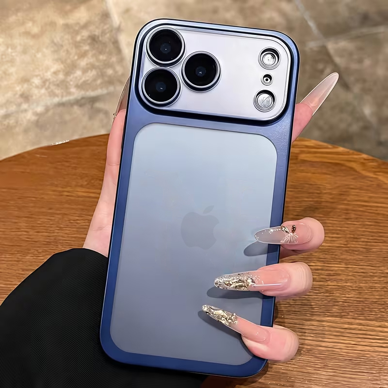 Luxury Matte Clear Electroplat - Phone Cases Expensive recension och pris