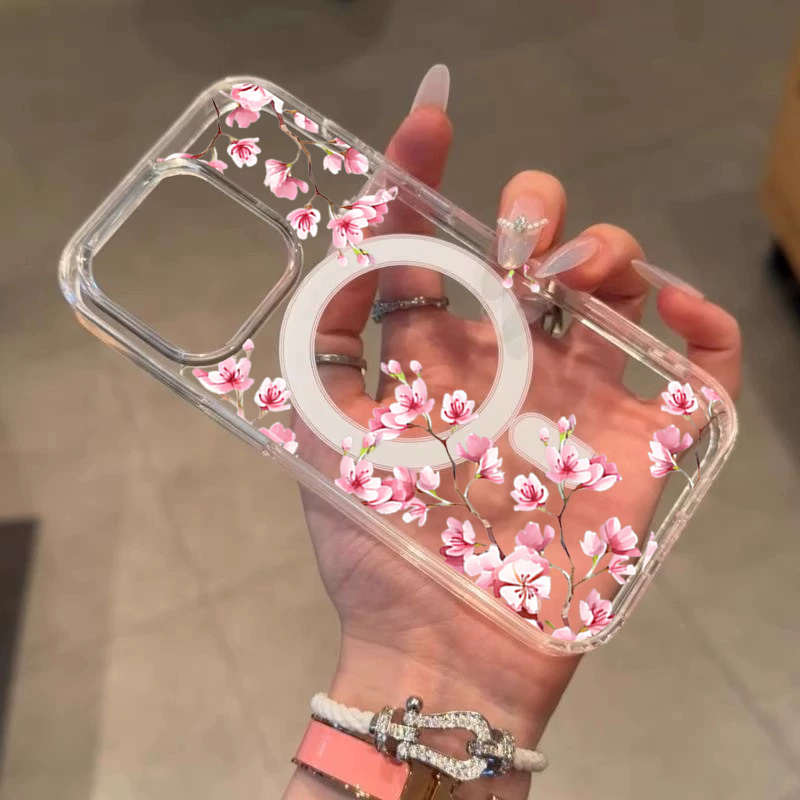 Luxury Pink INS Flowers Case F - Phone Cases Expensive recension och pris