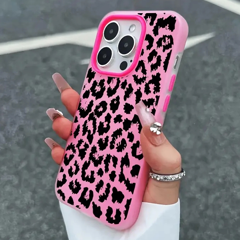 Spotted Black Leopard Print Je - Phone Cases Leopard Print recension och pris