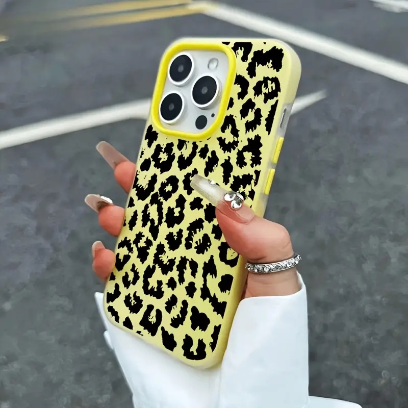 Spotted Black Leopard Print Je - Phone Cases Leopard Print recension och pris