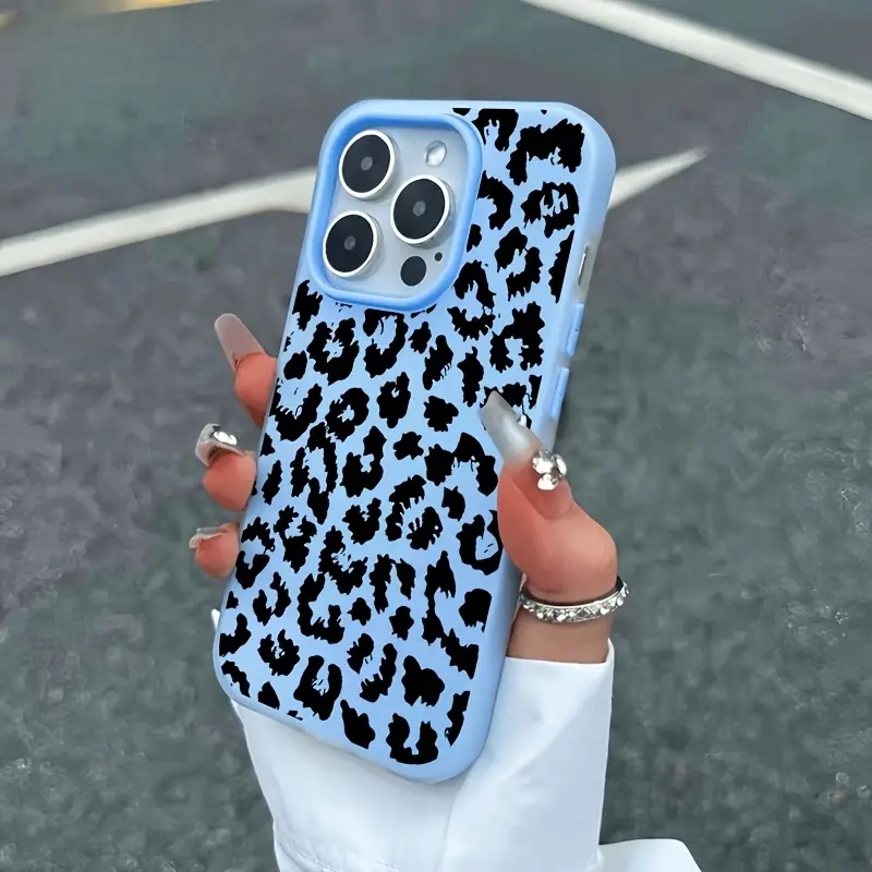 Spotted Black Leopard Print Je - Phone Cases Leopard Print recension och pris