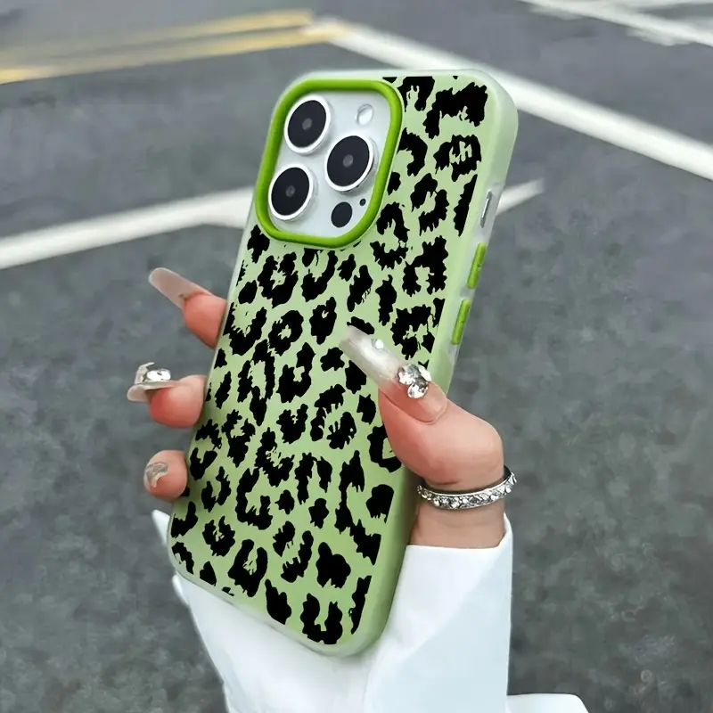 Spotted Black Leopard Print Je - Phone Cases Leopard Print recension och pris