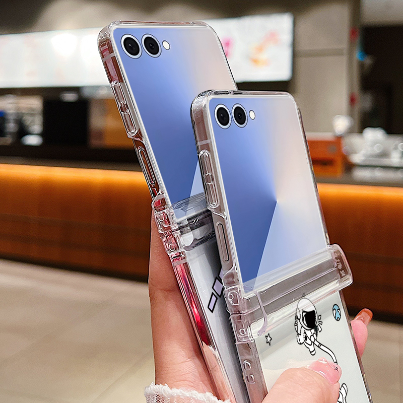 Astronauts Pattern Folding Pho - Phone Cases Z Flip 5 recension och pris