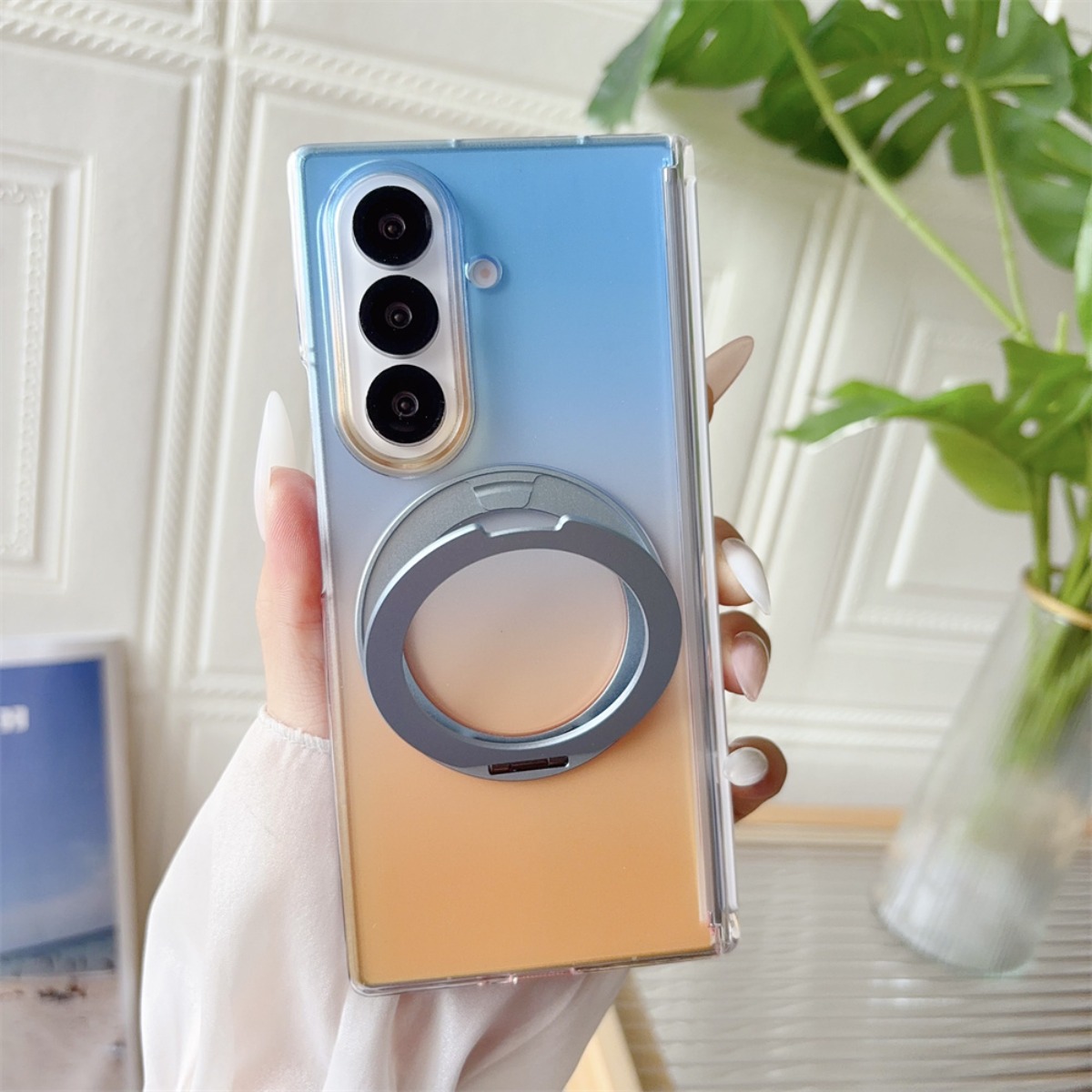 Gradient Transparent Rotate Ri - Ring Stand Case recension och pris