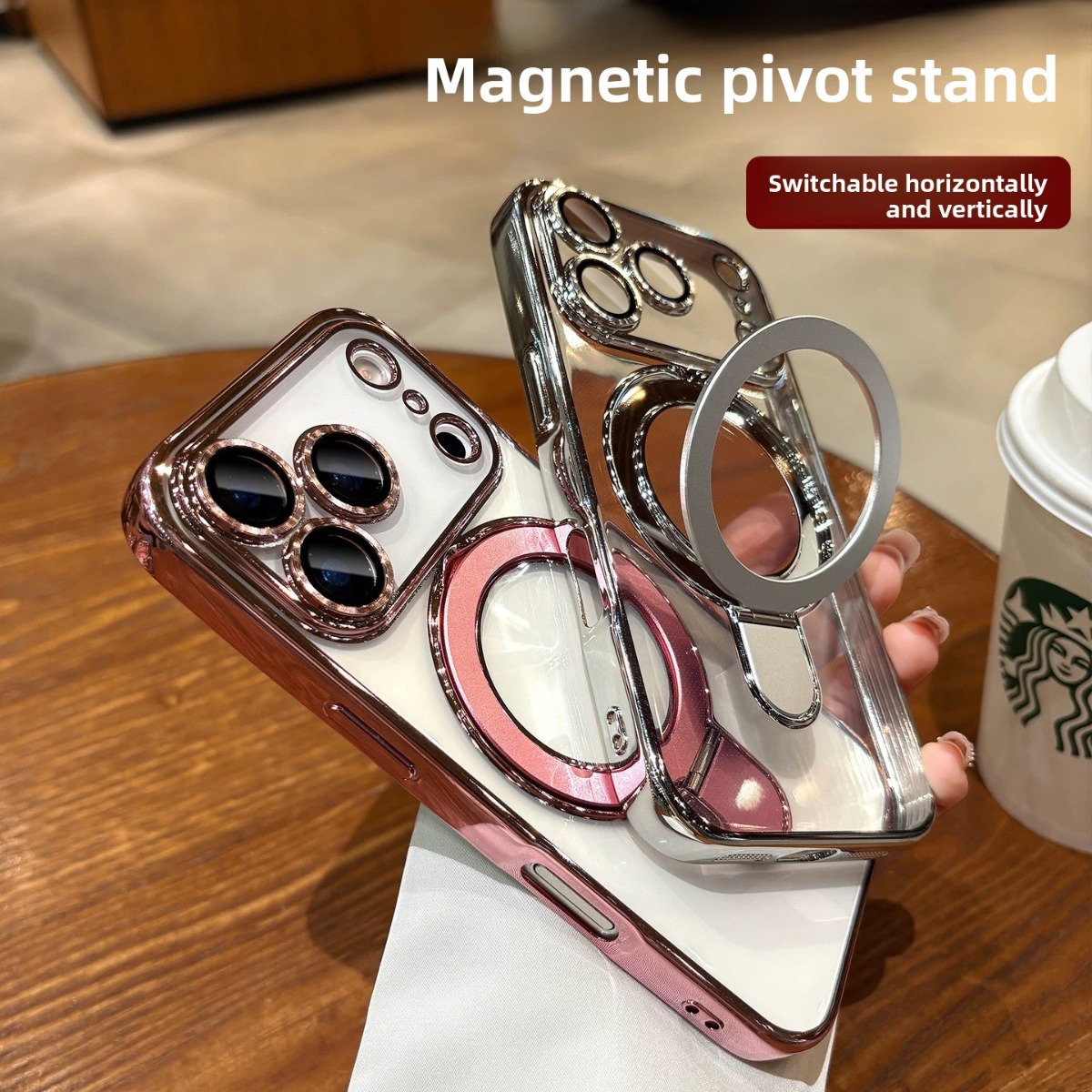 For Magsafe Magnetic Bracket P - Ring Stand Case recension och pris