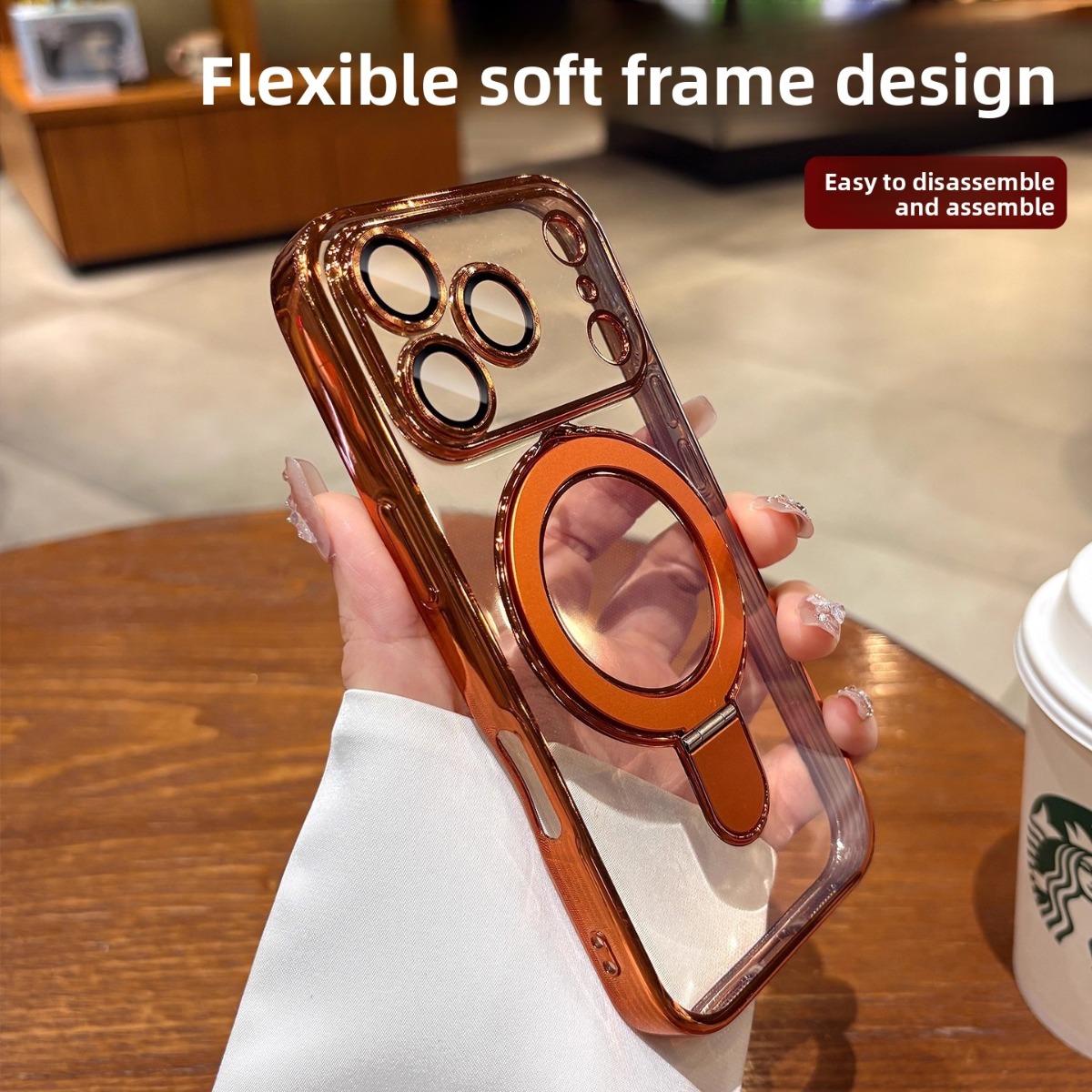 For Magsafe Magnetic Bracket P - Ring Stand Case recension och pris