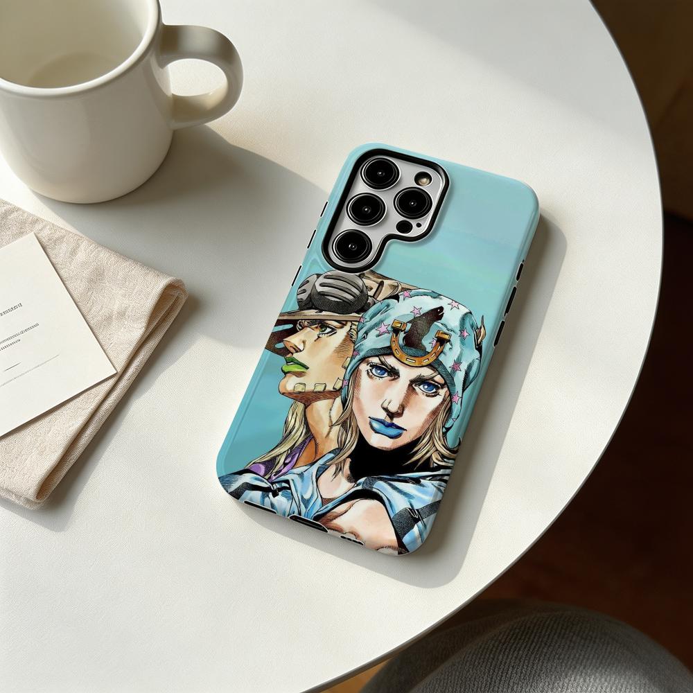 Hot cool Anime J-JOJO Steel Ba - Phone Cases Anime recension och pris