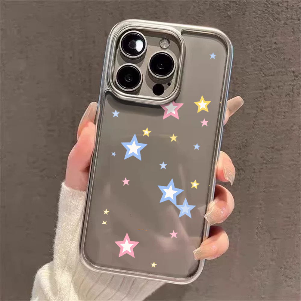 Y2K Stars Fashion Clear Cases  - Phone Cases Clear recension och pris