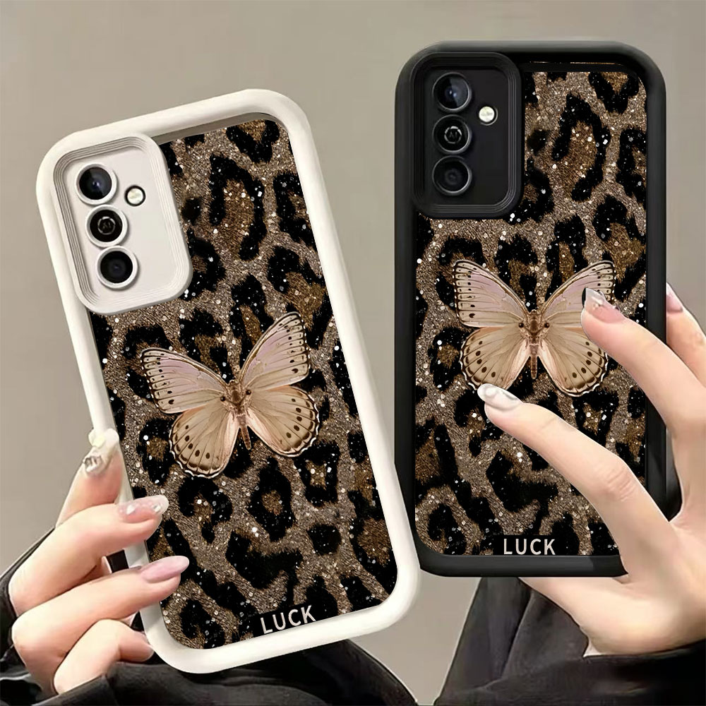 Luxury Shockproof Phone Case F - Phone Cases Leopard Print recension och pris